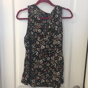 GAP Size Large Floral Sleeveless Top